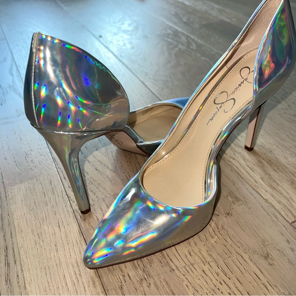 Holographic Jessica Simpson pumps